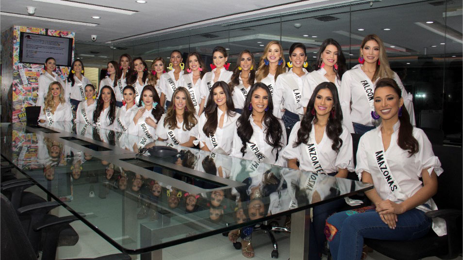 Candidatas del Miss Venezuela se enfrentan al jurado Revista Ronda