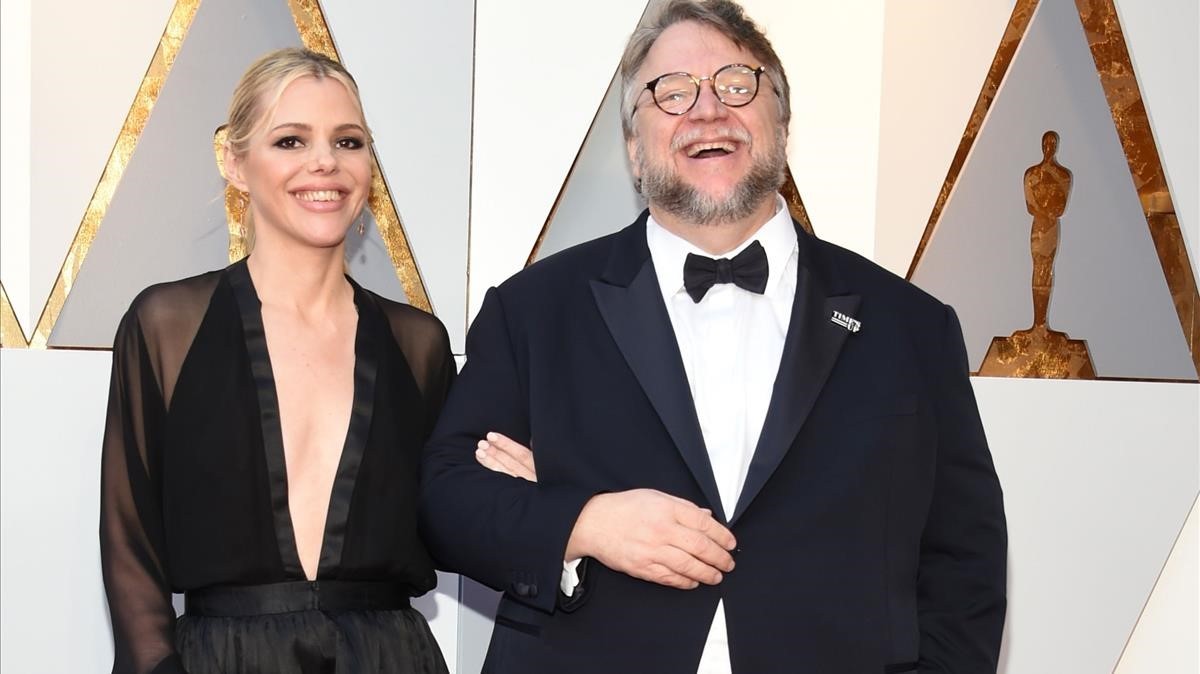 Guillermo del Toro junto a Kim Morgan