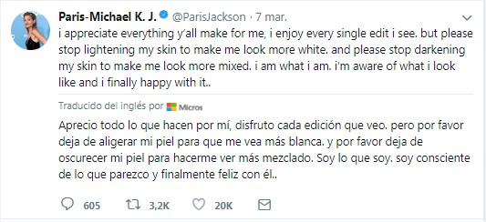 Twitter Paris Jackson