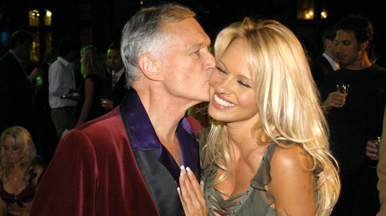 Pamela Anderson y Hugh Hefner