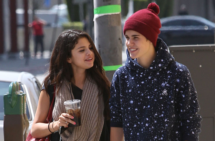 Selena Gómez y Justin Bieber 