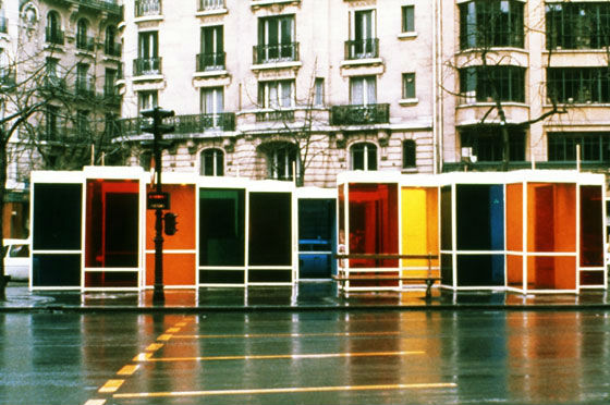Salida del metro Odéon, Bd. Saint Germain, París, 1969