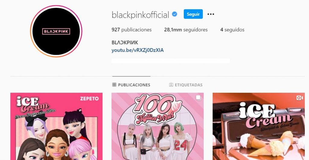 Blackpink-Instagram