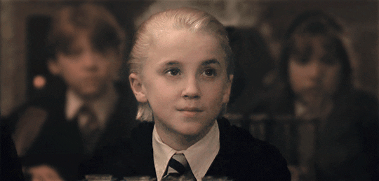 Draco Malfoy- Gif Cortesía
