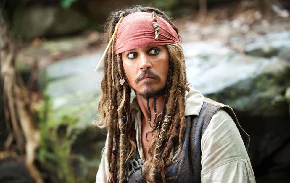 Johnny Depp Jack Sparrow - cortesía