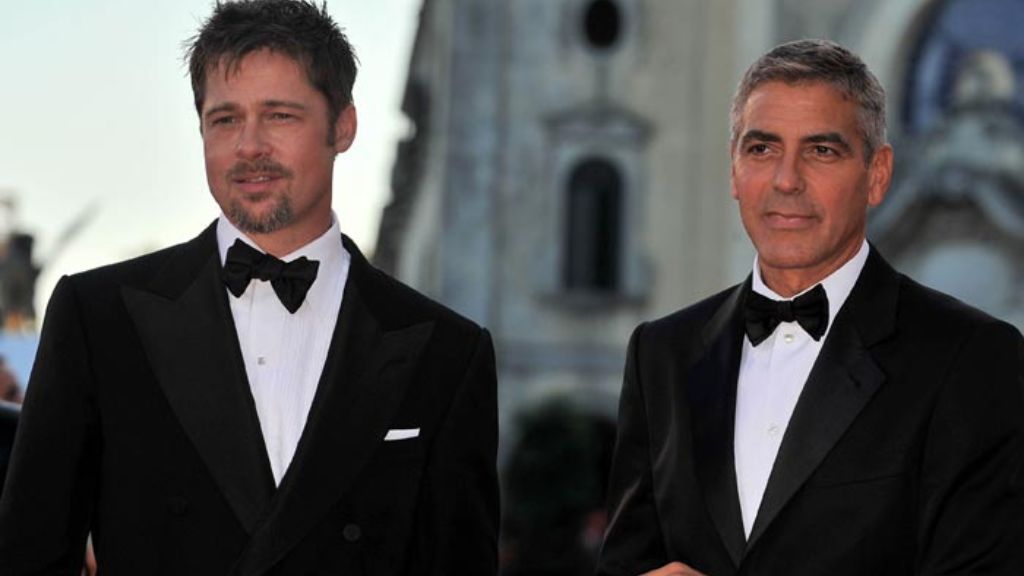 Brad Pitt y George Clooney - Cortesía