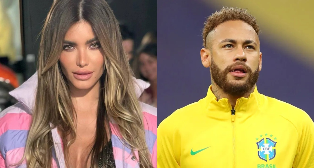 Aleska Génesis y Neymar - cortesía