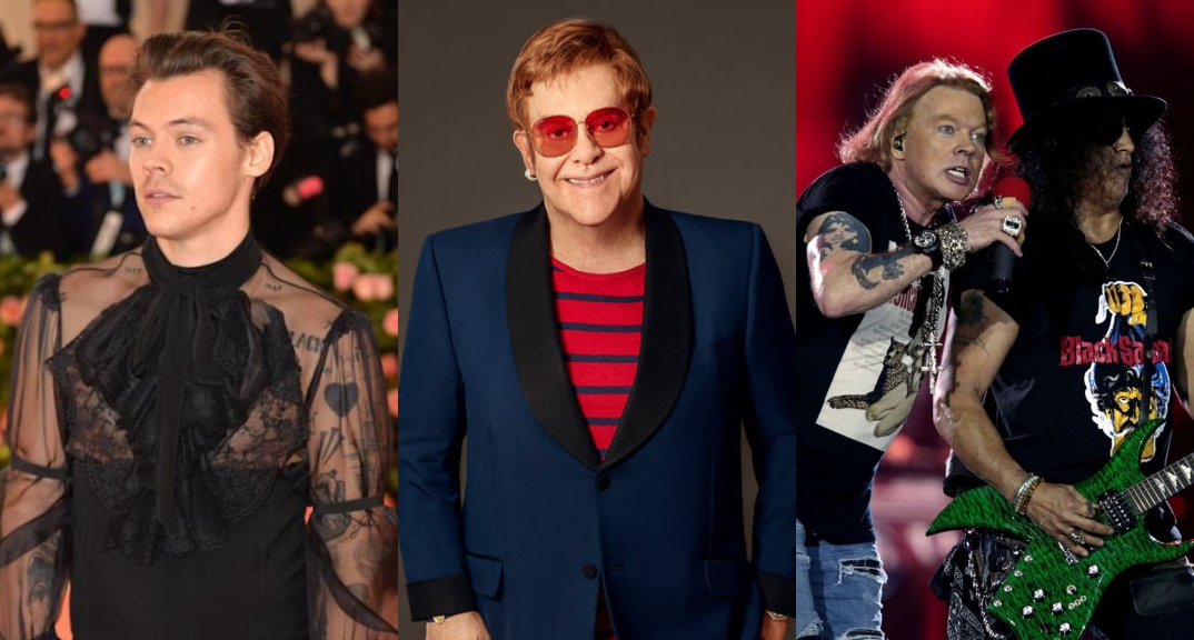 Harry Styles, Elton John y Guns N’ Roses - cortesía