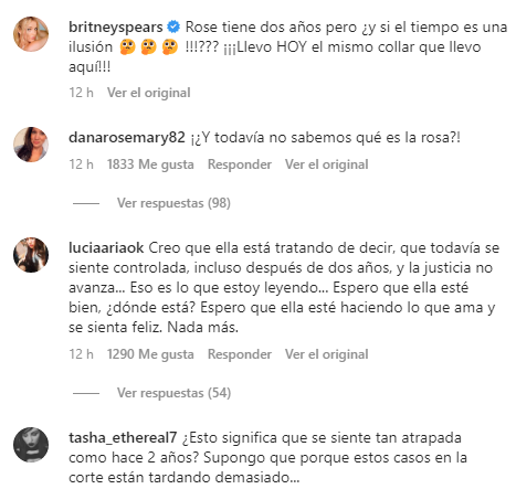 Britney Spears comentarios