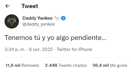 Daddy Yankee Twitter