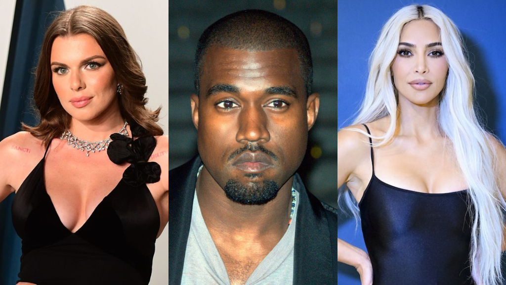 Julia Fox - Kanye West - Kim Kardashian - Cortesía