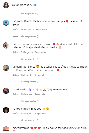 Alejandra Conde comentarios