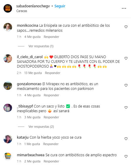 Comentarios Gilberto Correa