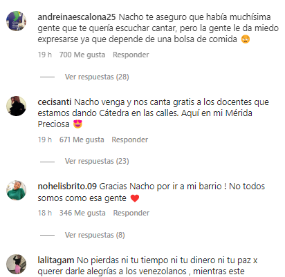 Comentarios Nacho San apoyo