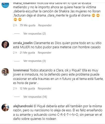 Comentarios novia de Piqué