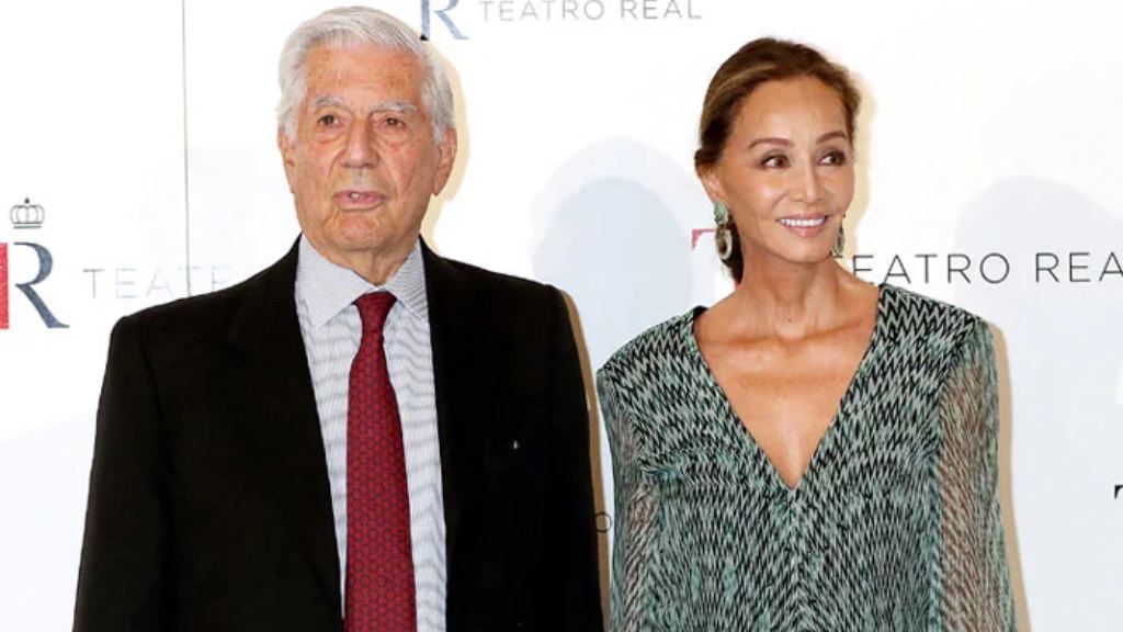 Mario Vargas Llosa e Isabel Preysler - cortesía
