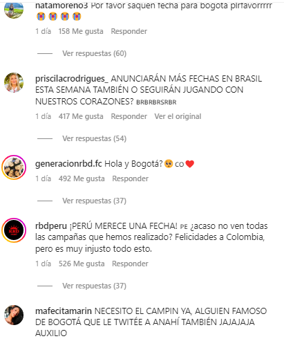 Comentarios RBD Soy Rebelde Tour