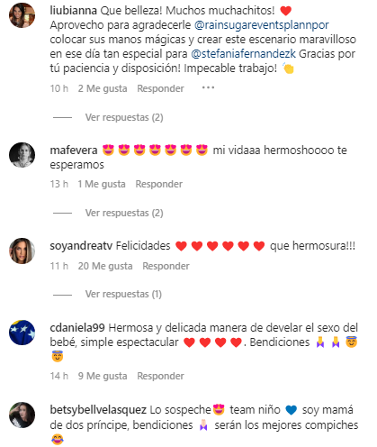 Comentarios Stefanía Fernández