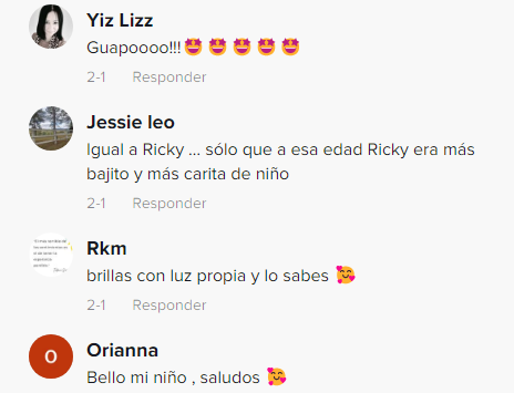 Comentarios hijo de Ricky Martin