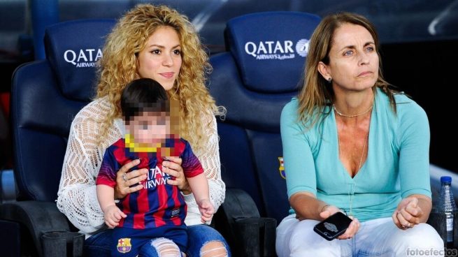 Shakira y mamá de Gerard Piqué - cortesía