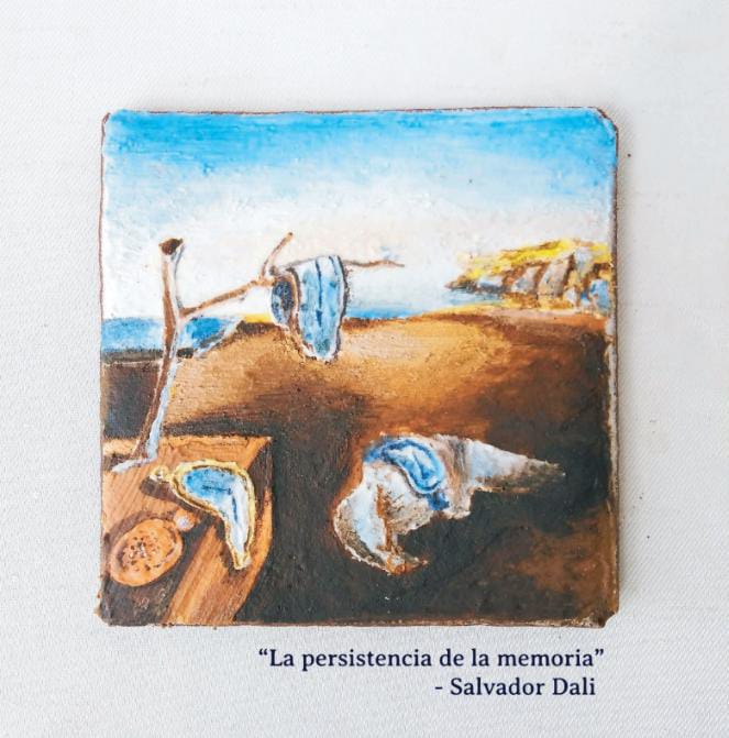 La persistencia de la memoria de Salvador Dali – cortesía Instagram @galex.zvla