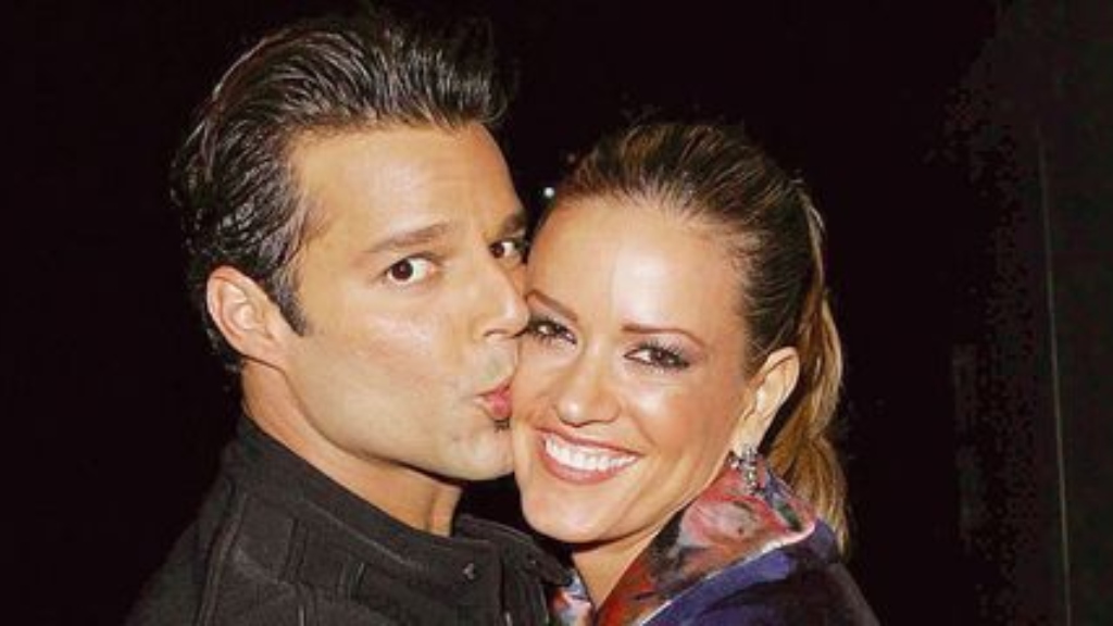 Ricky Martin y Rebecca De Alba - cortesia