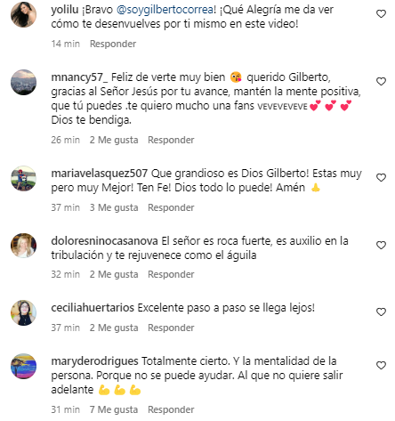Comentarios Gilberto Correa