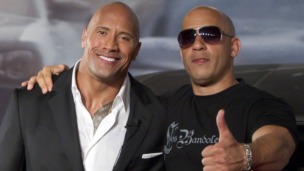 Dwayne johnson y Vin Diesel - cortesía People